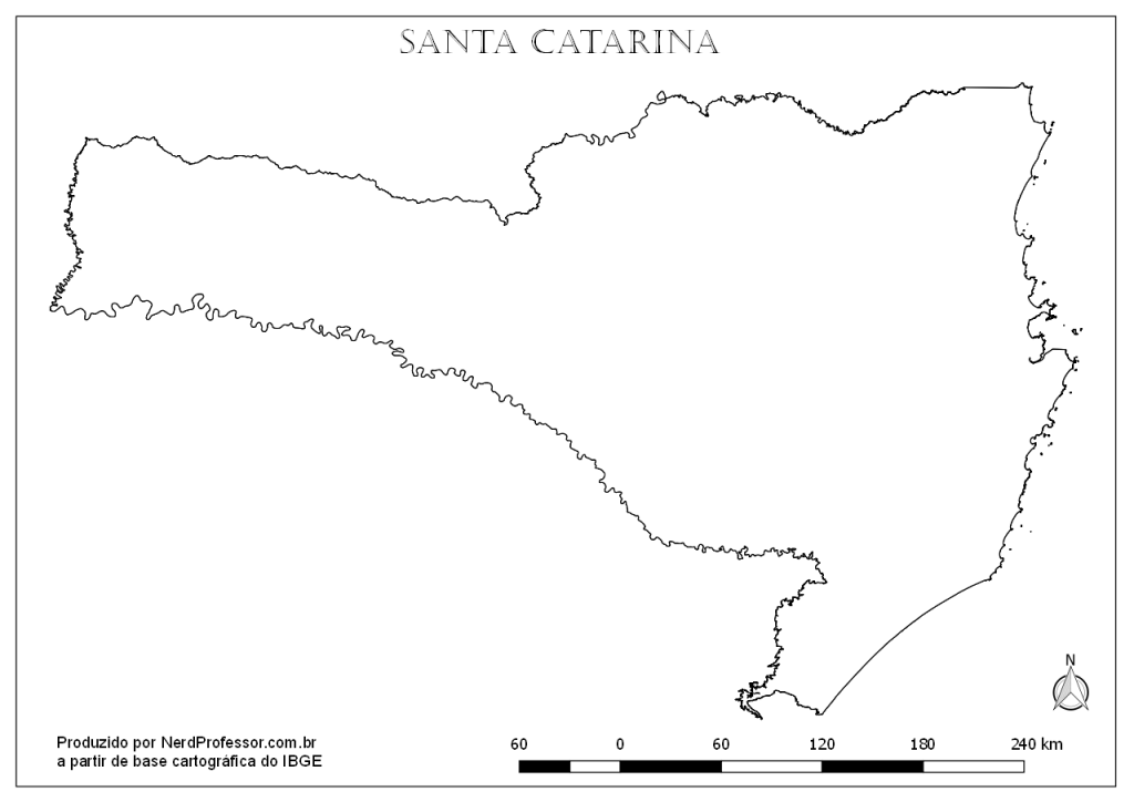 Mapas De Santa Catarina Nerd Professor