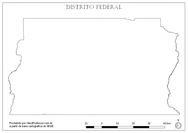 Mapa do Distrito Federal – NerdProfessor