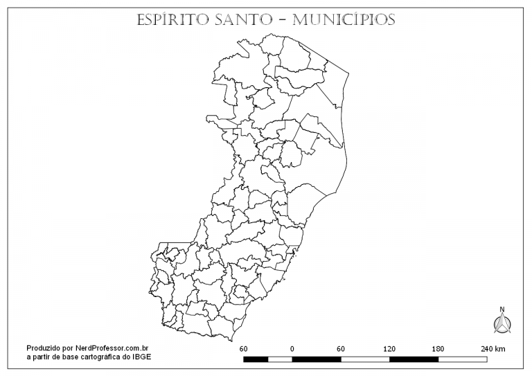 Mapas Do Espírito Santo Nerd Professor 5718