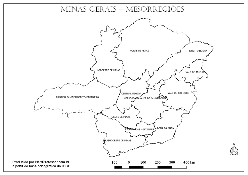 Mapas De Minas Gerais Nerdprofessor