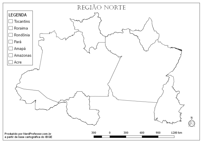 Mapa Região Nordeste Para Colorir Nerd Professor 4935