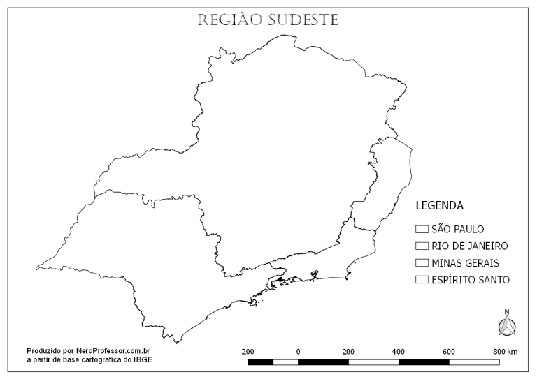 Mapa Região Centro Oeste Para Colorir Nerd Professor