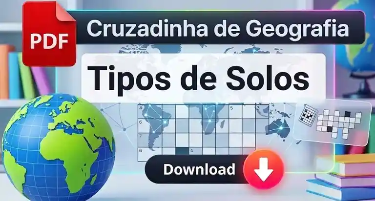 Cruzadinha de Geografia: Tipos de Solos