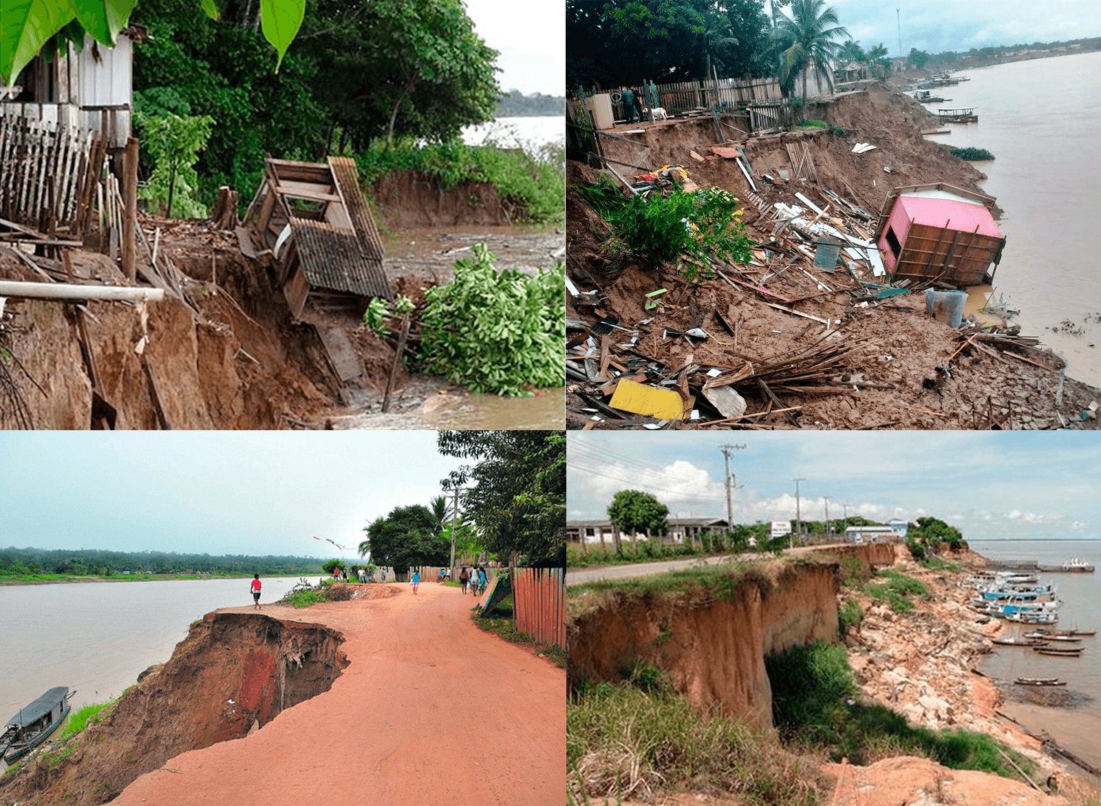 Fenômeno Terras Caídas na Amazônia