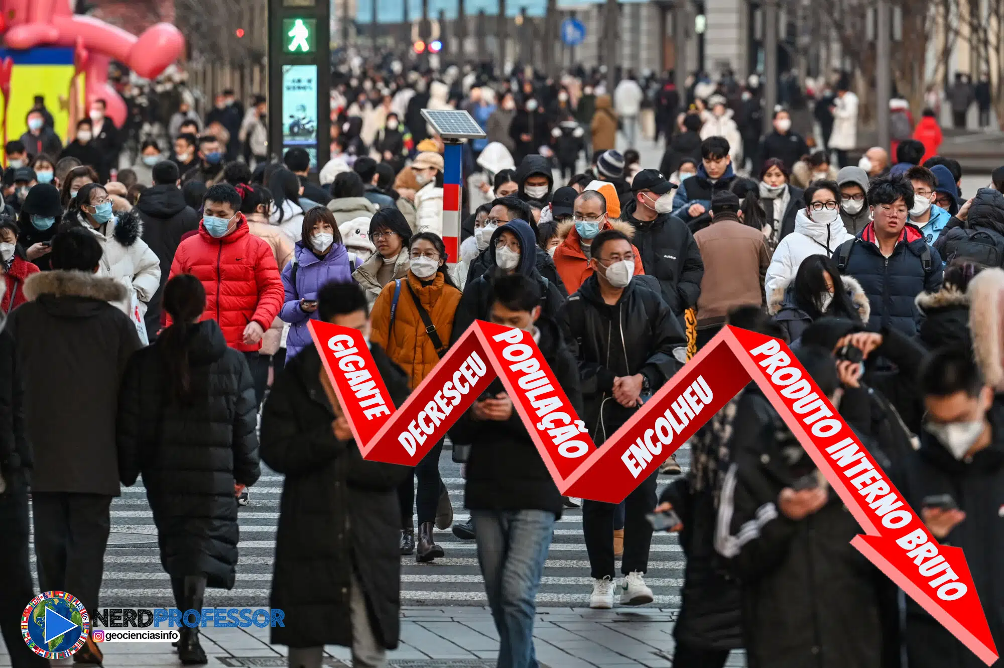 População e PIB da China diminui e Índia se tornará mais populoso do mundo