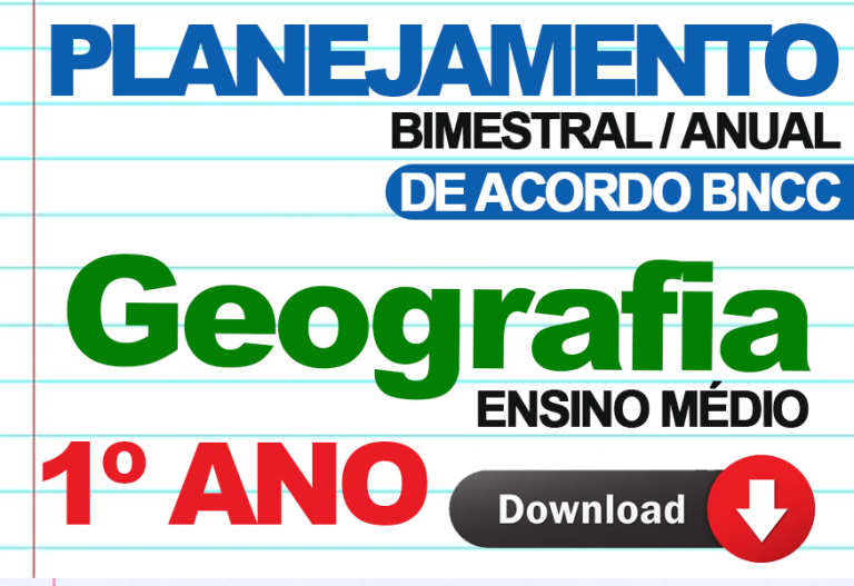 Arquivos Planejamento Anual De Geografia 1º Ano Ensino Médio ...