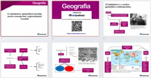 O capitalismo, geopolítica mundial, países emergentes, regionalização mundial – Aula Slides PowerPoint
