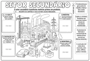 Setor Secundário – Atividade PDF para imprimir