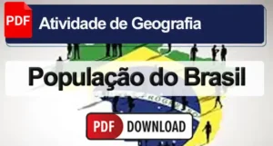 População do Brasil – Atividade PDF